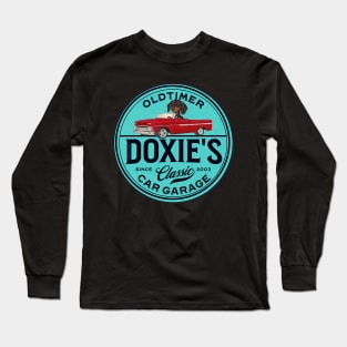 Dachshund's Old Time Garage Long Sleeve T-Shirt